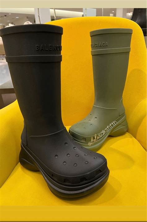 replica balenciaga croc boots|balenciaga crocs boots for men.